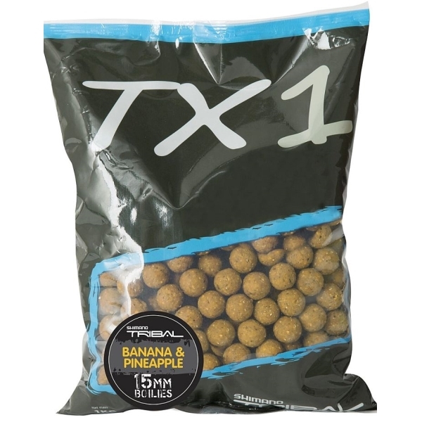 Shimano Boilies TX1 Banana & Pineapple 15mm 1kg