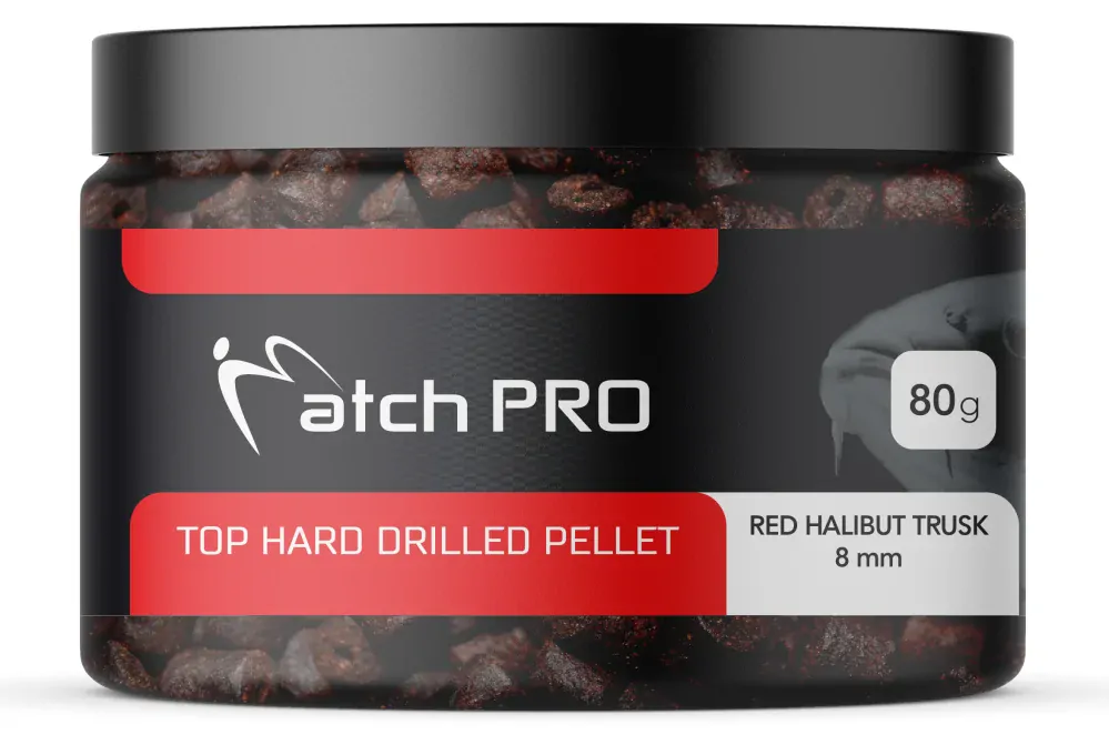 MatchPro Top Hard Pellet 12mm 80g - Red Halibut
