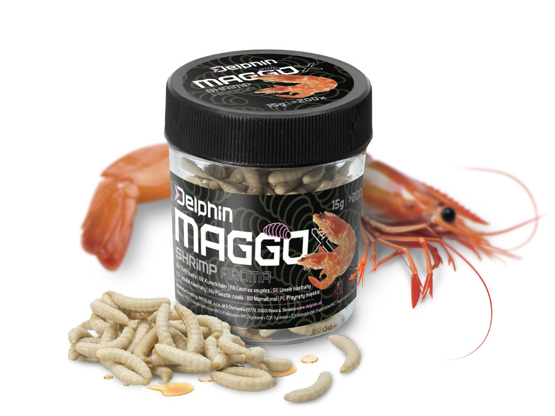 Umělá nástraha Delphin MaggoX Pop Up / Kreveta