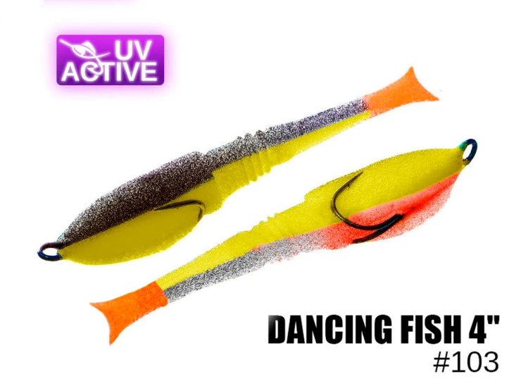 Pěnová nástraha Dancing Fish 10cm 1ks - 103
