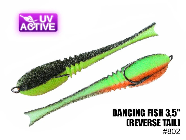 Pěnová nástraha Dancing Fish 9cm 1ks - 802
