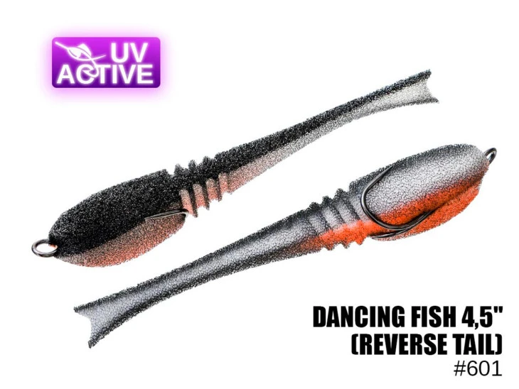 Pěnová nástraha Dancing Fish 11cm 1ks - 601