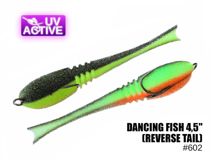 Pěnová nástraha Dancing Fish 11cm 1ks - 602