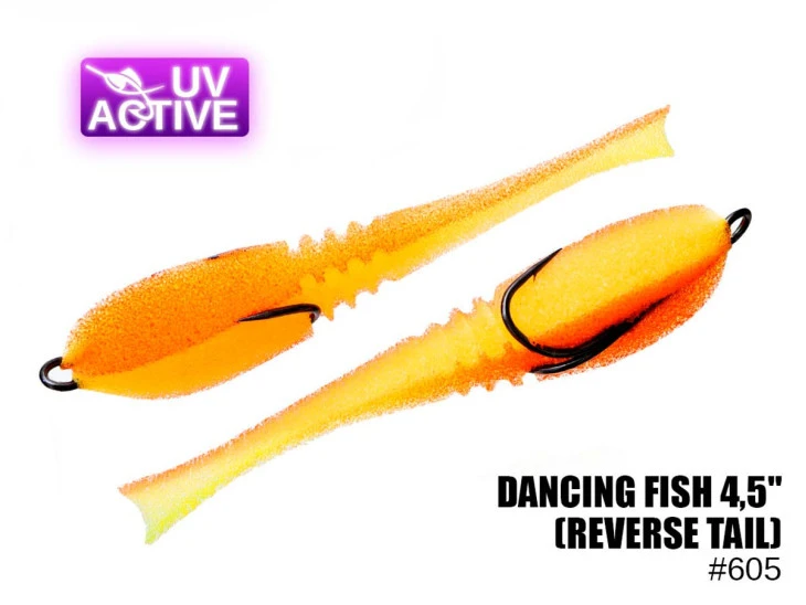 Pěnová nástraha Dancing Fish 11cm 1ks - 605