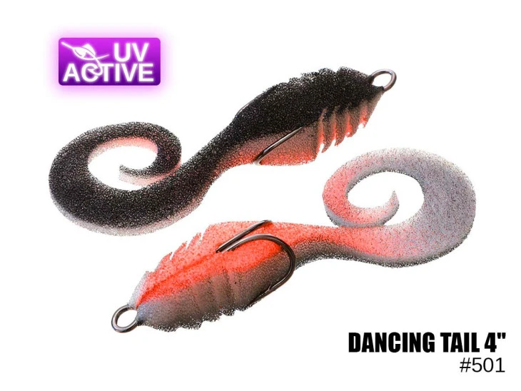 Pěnová nástraha Dancing tail 10cm 1ks - 501