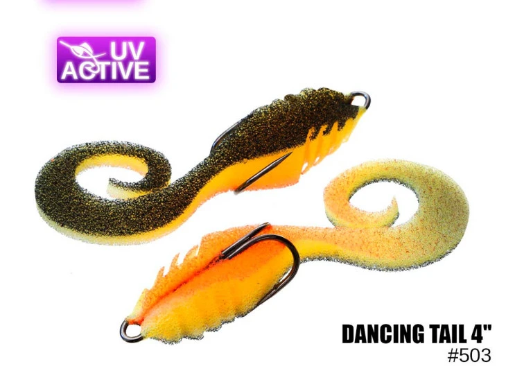 Pěnová nástraha Dancing tail 10cm 1ks - 503