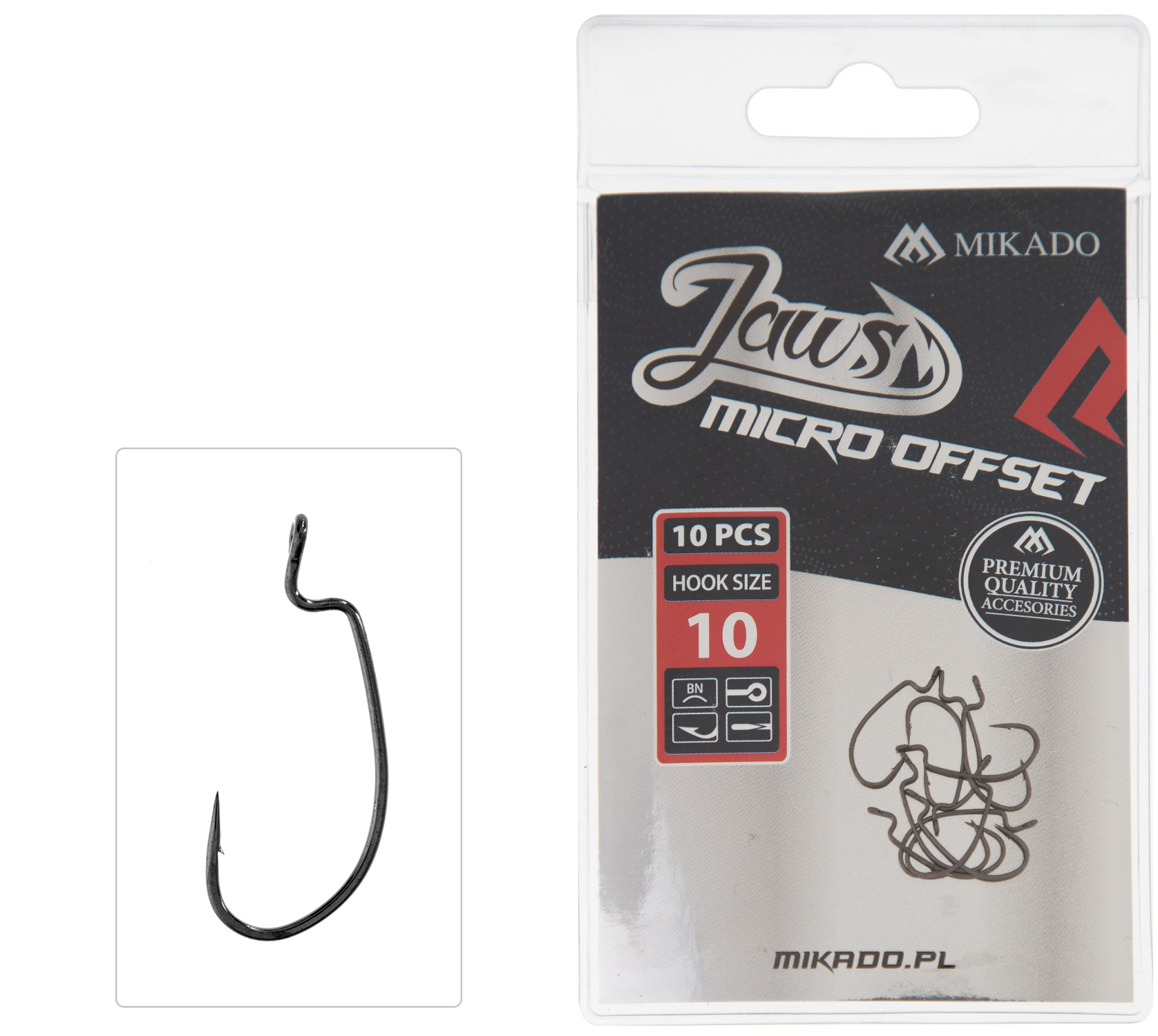 Mikado Jaws Micro Offset 10ks Vel. 4