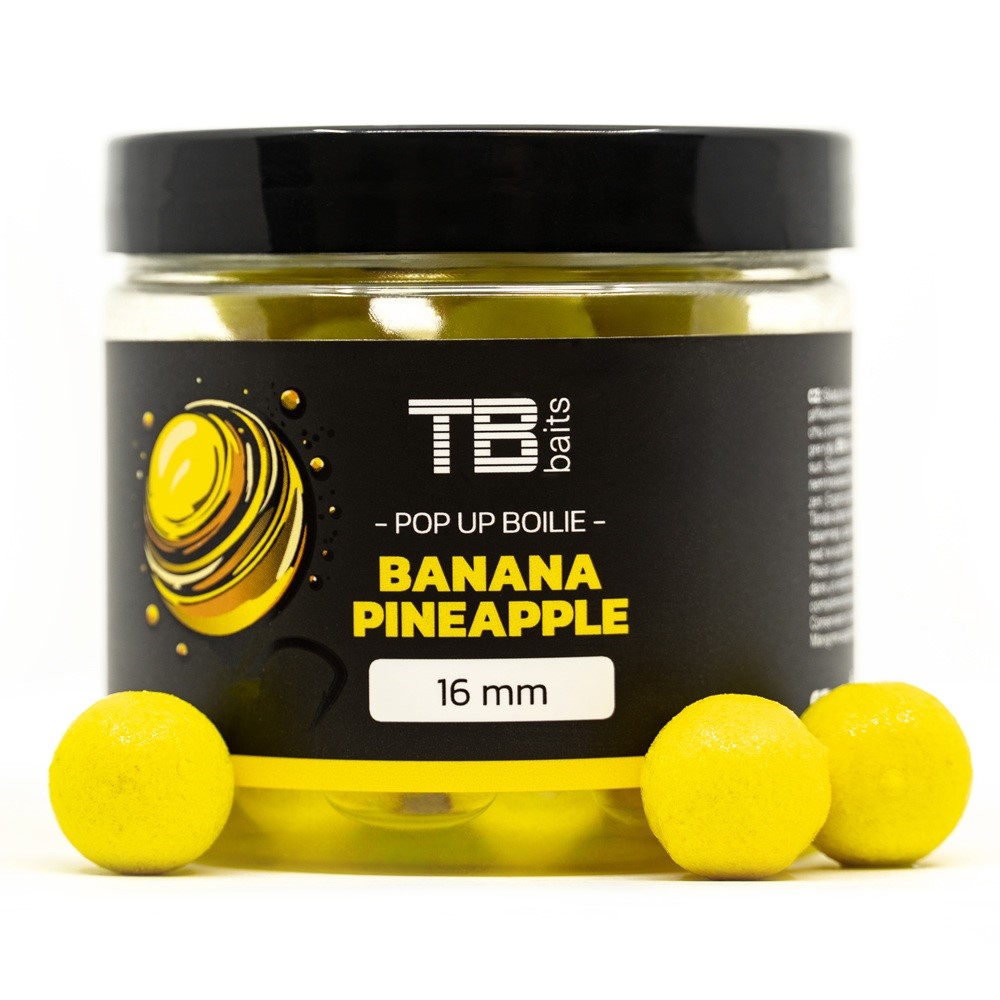 TB Baits Plovoucí Boilie Pop-Up Yellow Banana Pineapple + NHDC 65 g 12mm