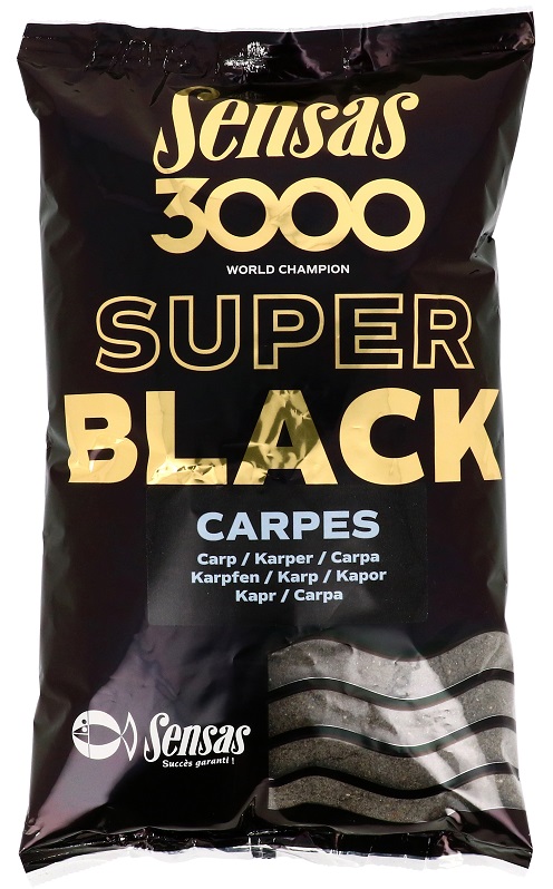 Sensas 3000 Super Black (Kapr-černý) 1kg