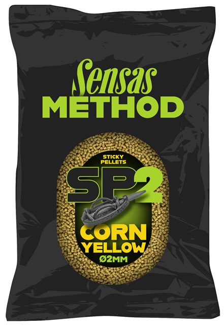 Sensas Pelety Sticky Corn 650g 2mm