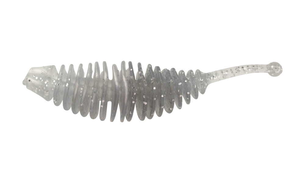 Trout Master INCY Grub UV 6cm 6ks - Salt Pepper