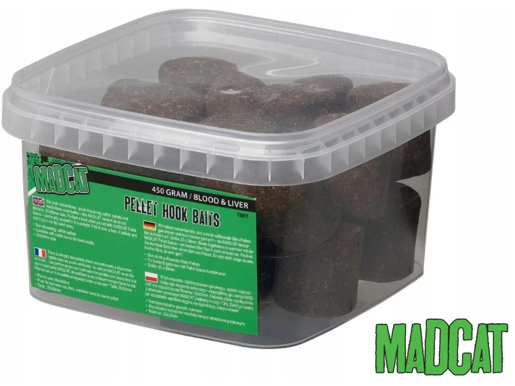 Pelety MadCat 25mm 450g - Blood a Liver