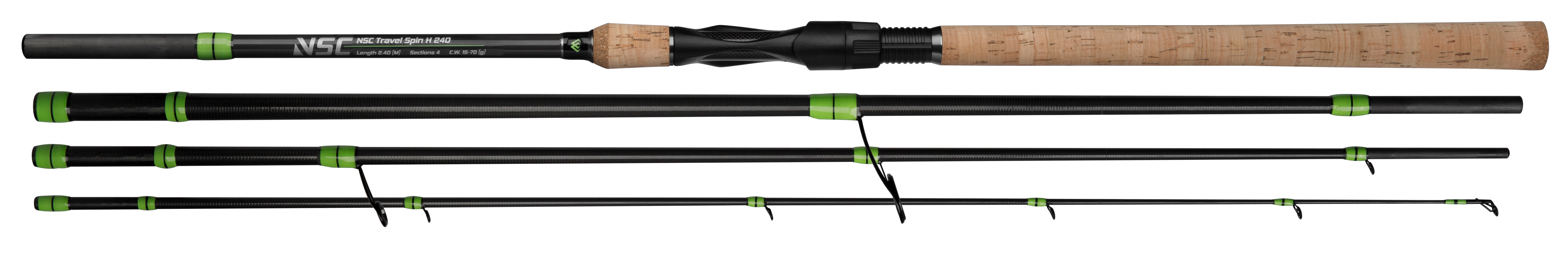 Mikado NSC Travel Spin 2,40m 15-70g 4Díly
