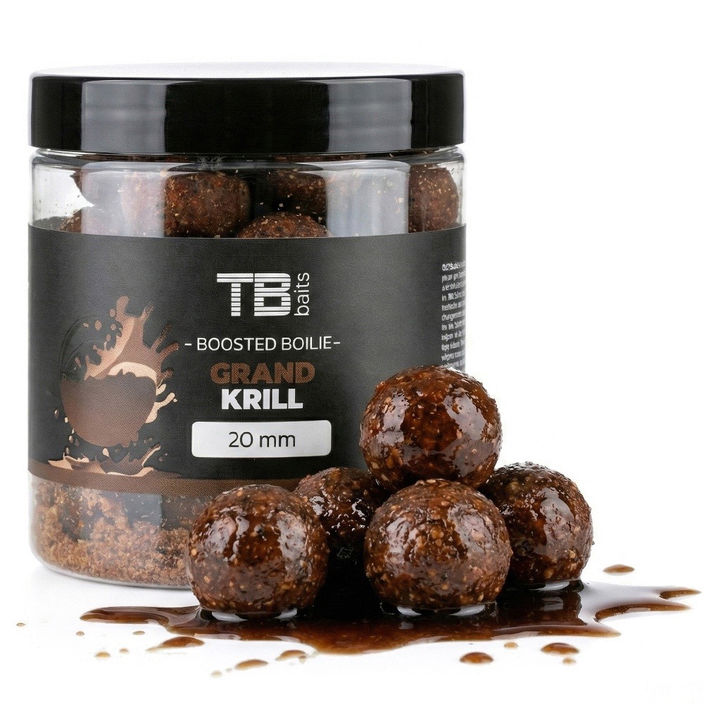 TB Baits Boosterované Boilie Grand Krill 120 g 20 mm