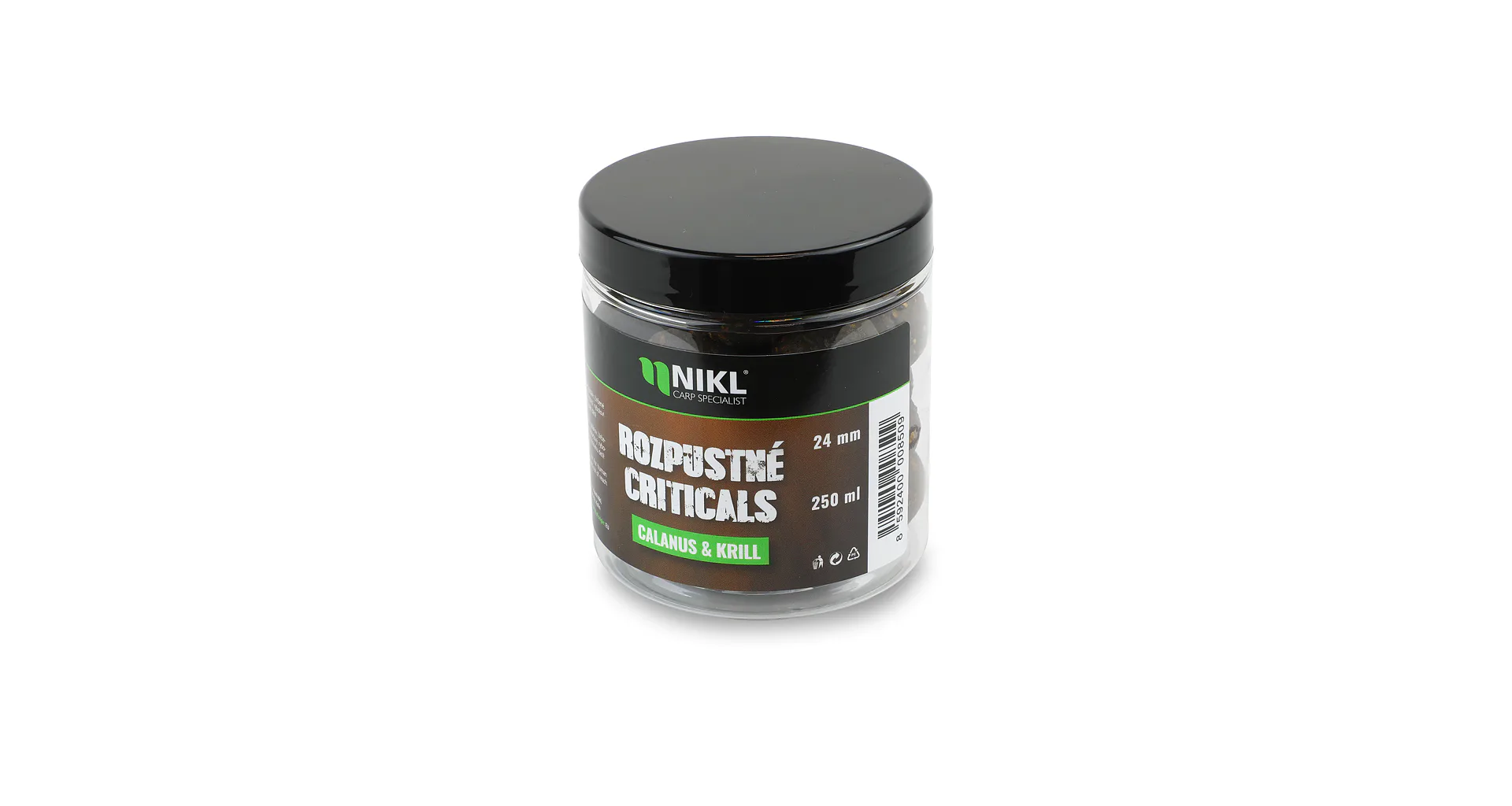 Nikl Rozpustné Criticals boilie Calanus & Krill 250ml 18mm