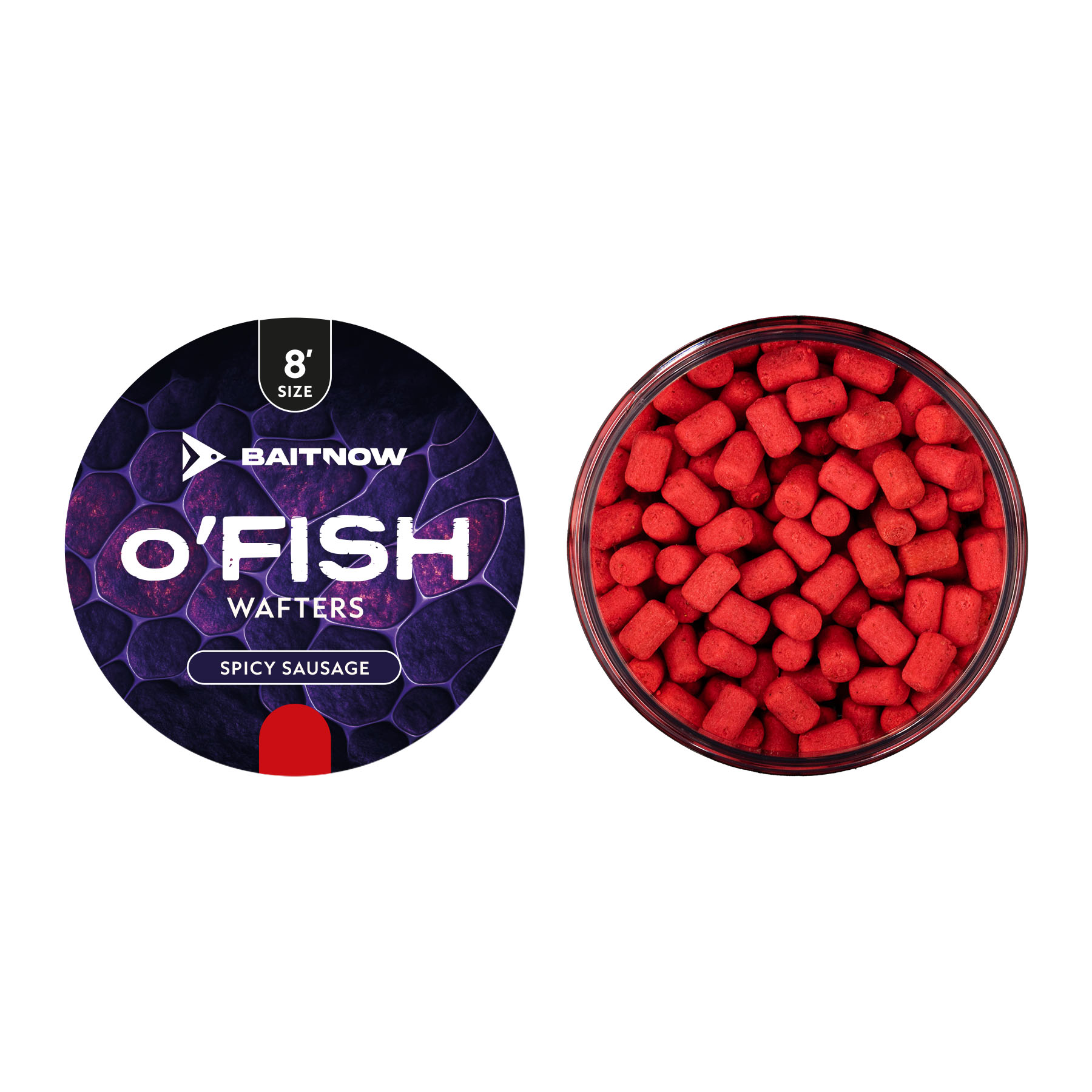 Baitnow Wafters O'Fish 24g 8mm - Spicy Sausage