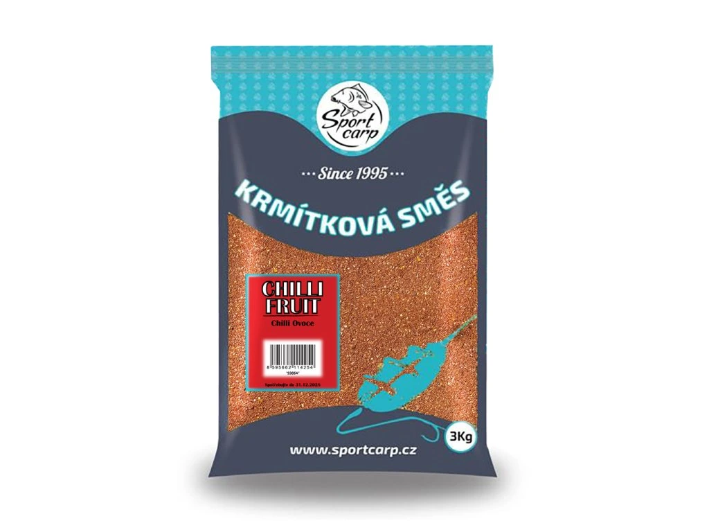 Sportcarp vnadící směs 3 kg - Chilli Fruit