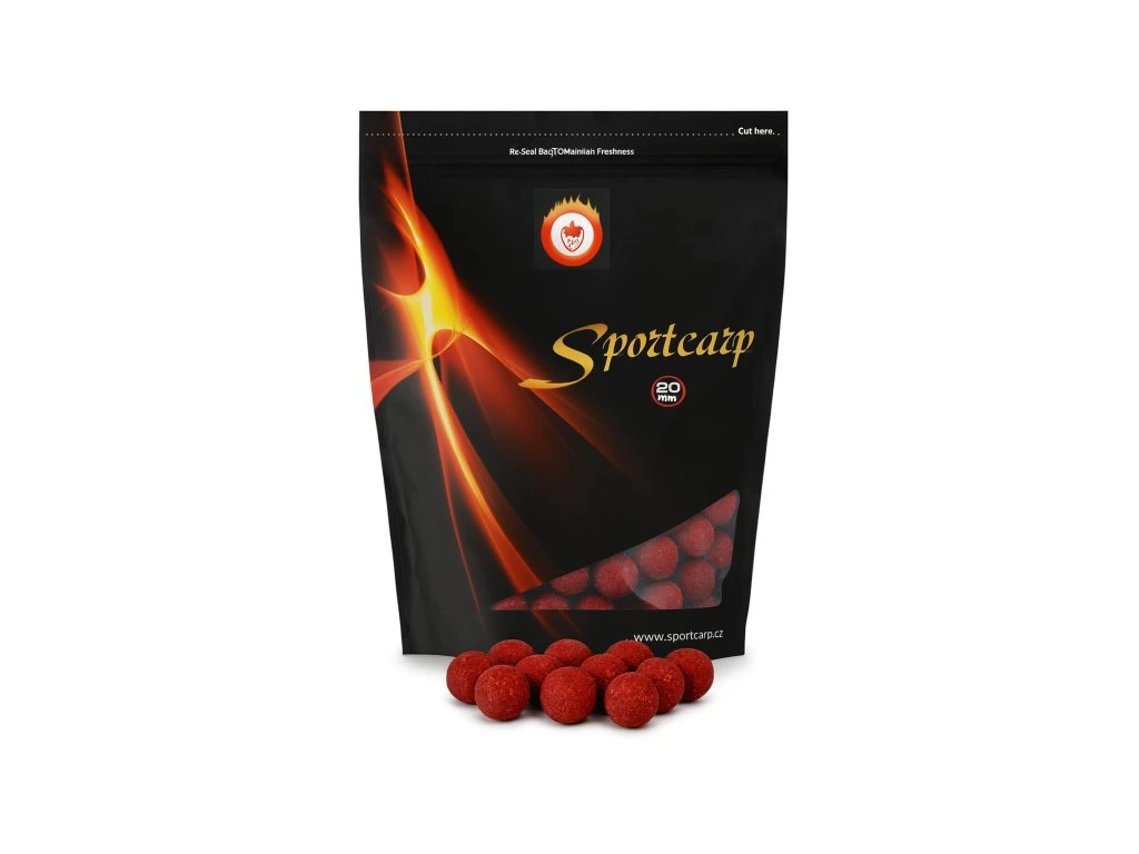 Sportcarp boilies Jahoda 800g 24mm