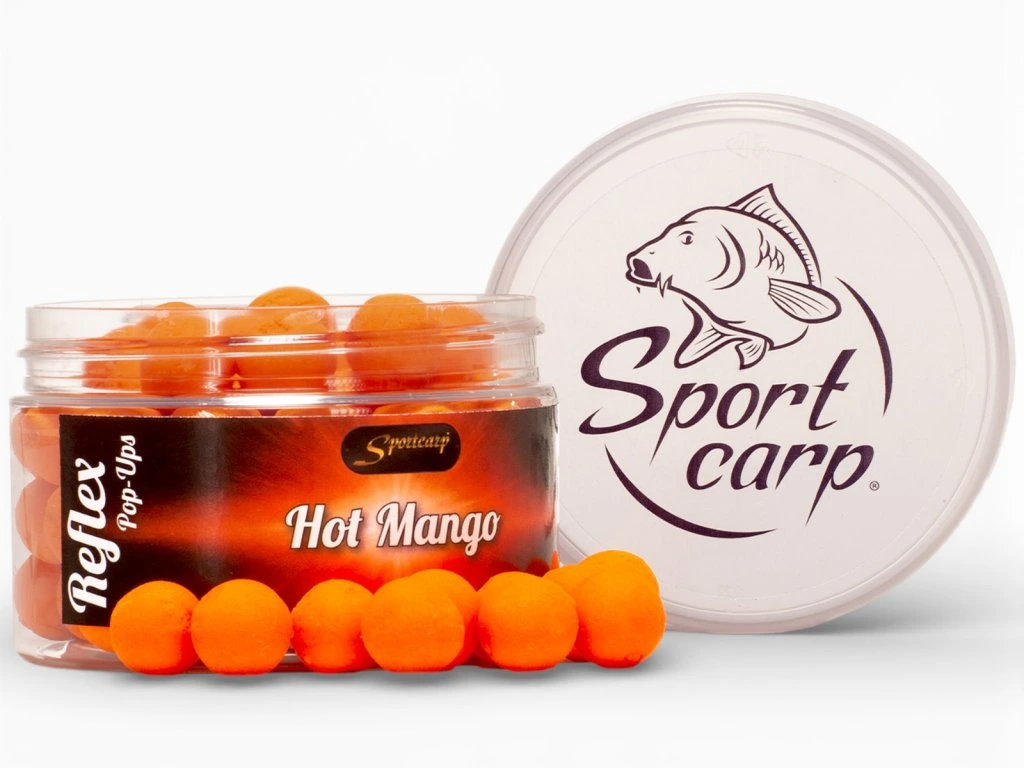 Sportcarp plovoucí boilies Reflex 150 ml 15 mm - Hot Mango