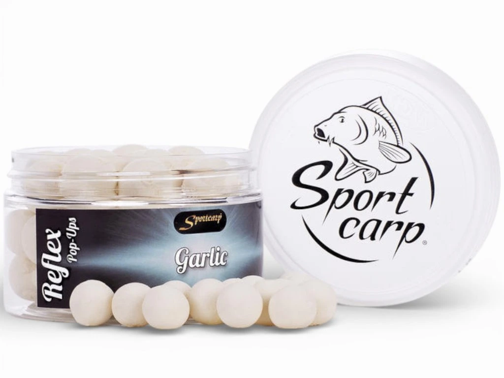 Sportcarp plovoucí boilies Reflex 150 ml 15 mm - Česnek