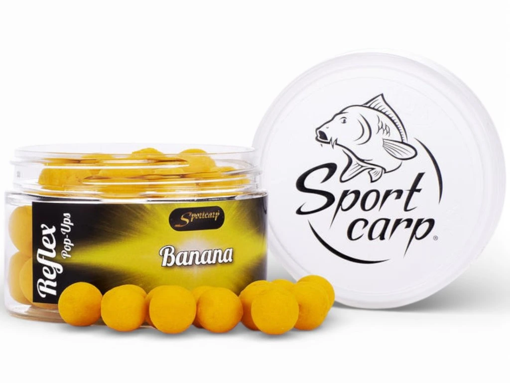 Sportcarp plovoucí boilies Reflex 150 ml 15 mm - Banán