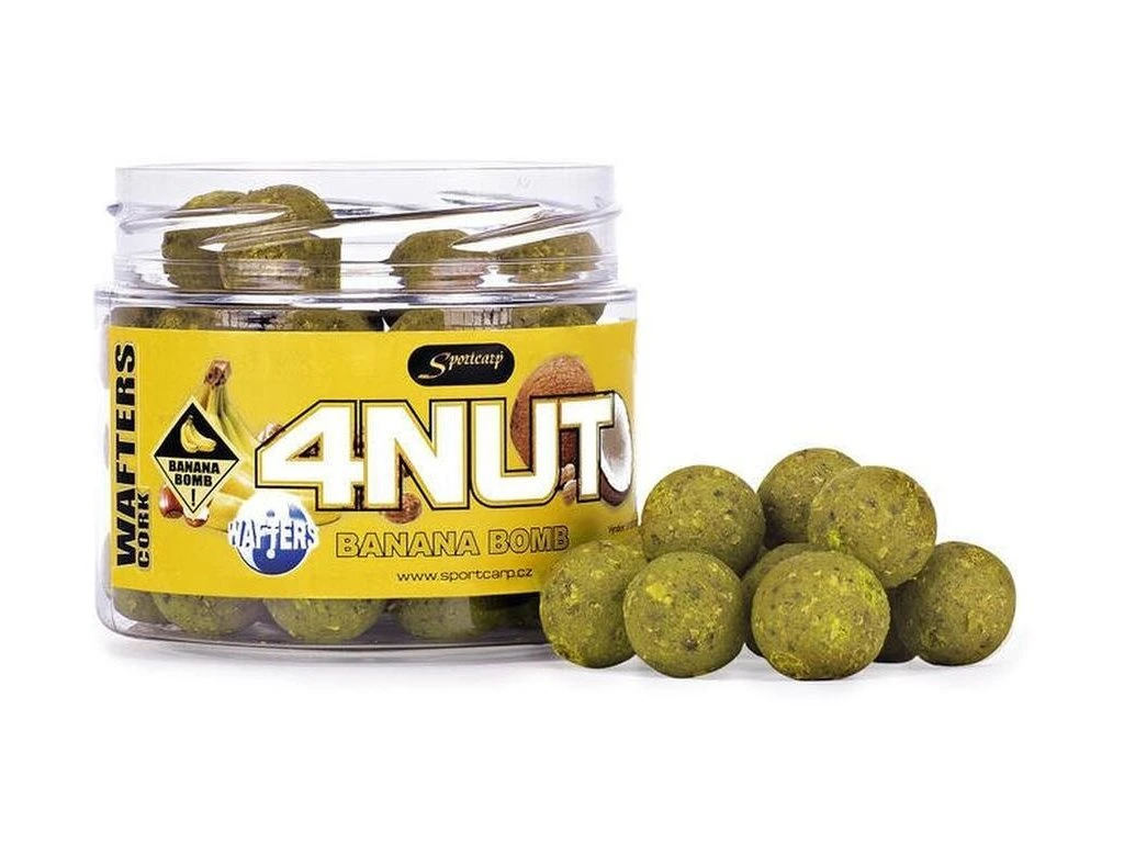 Sportcarp neutrálně vyvážené nástrahy Wafters Cork 300 ml - Banana Bomb
