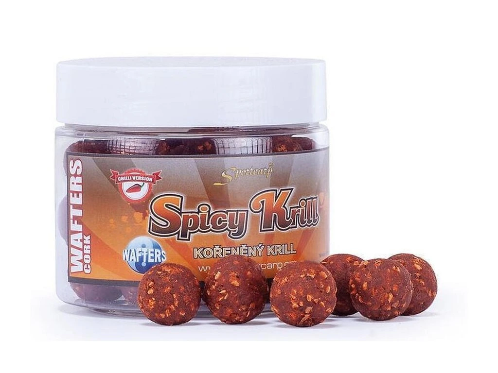 Sportcarp neutrálně vyvážené nástrahy Wafters Cork 300 ml - Spicy Krill