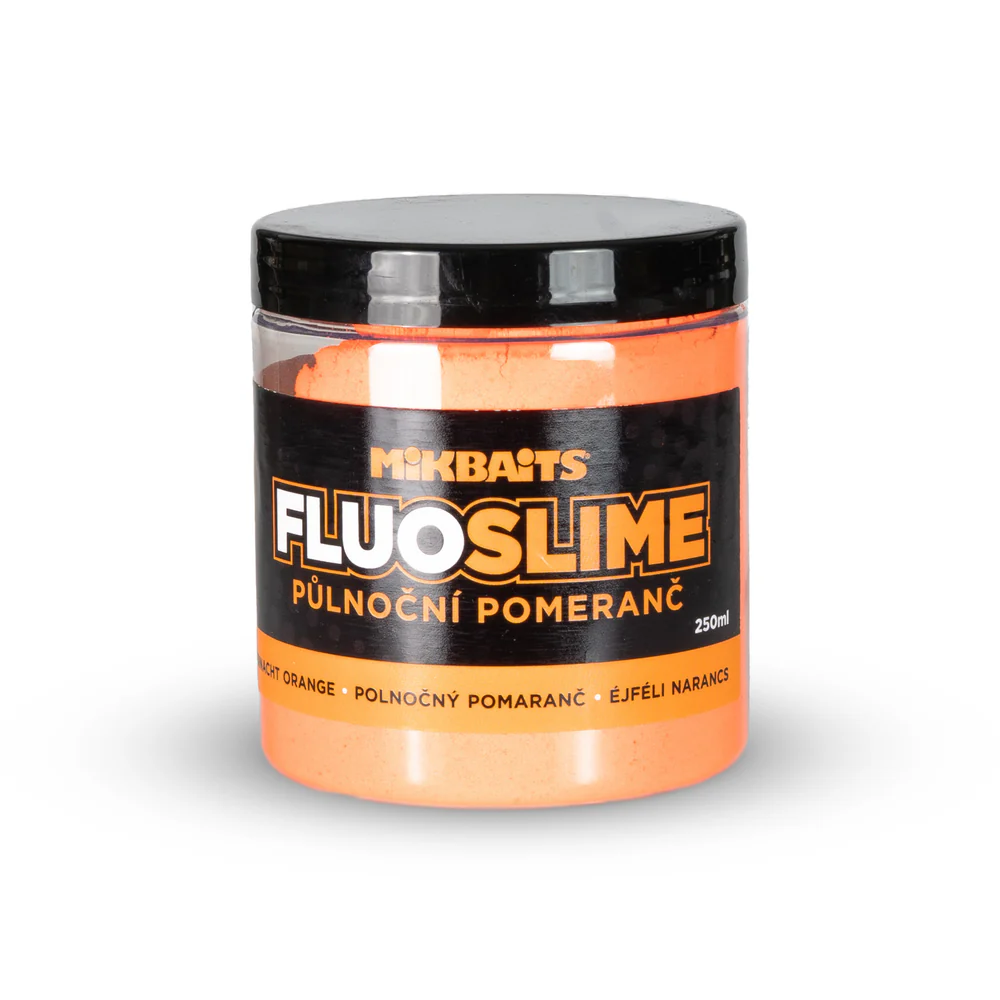 Mikbaits Fluo slime obalovací dip 100g - Půlnoční pomeranč