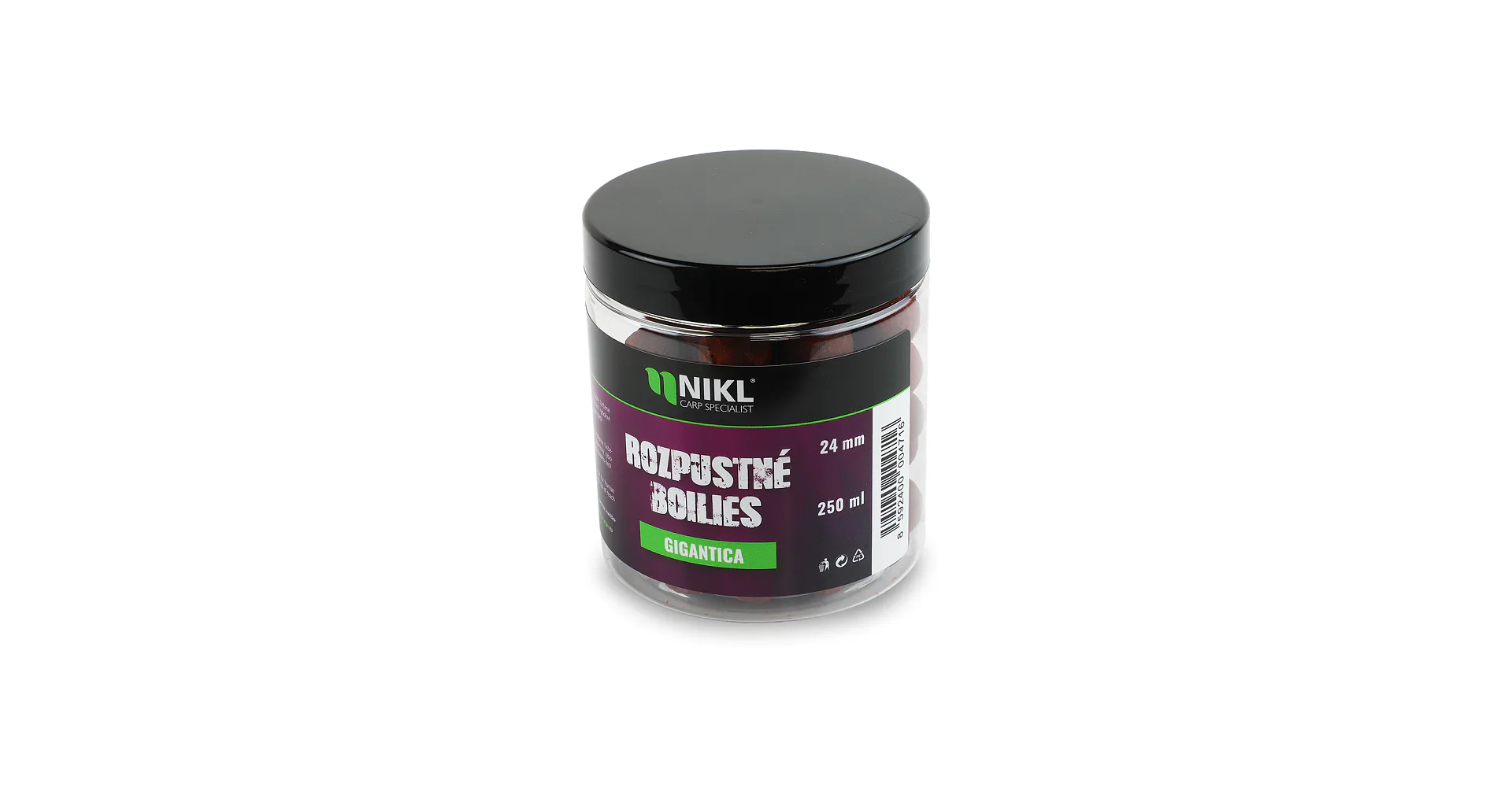 Nikl Rozpustné boilies Gigantica 250ml 24mm