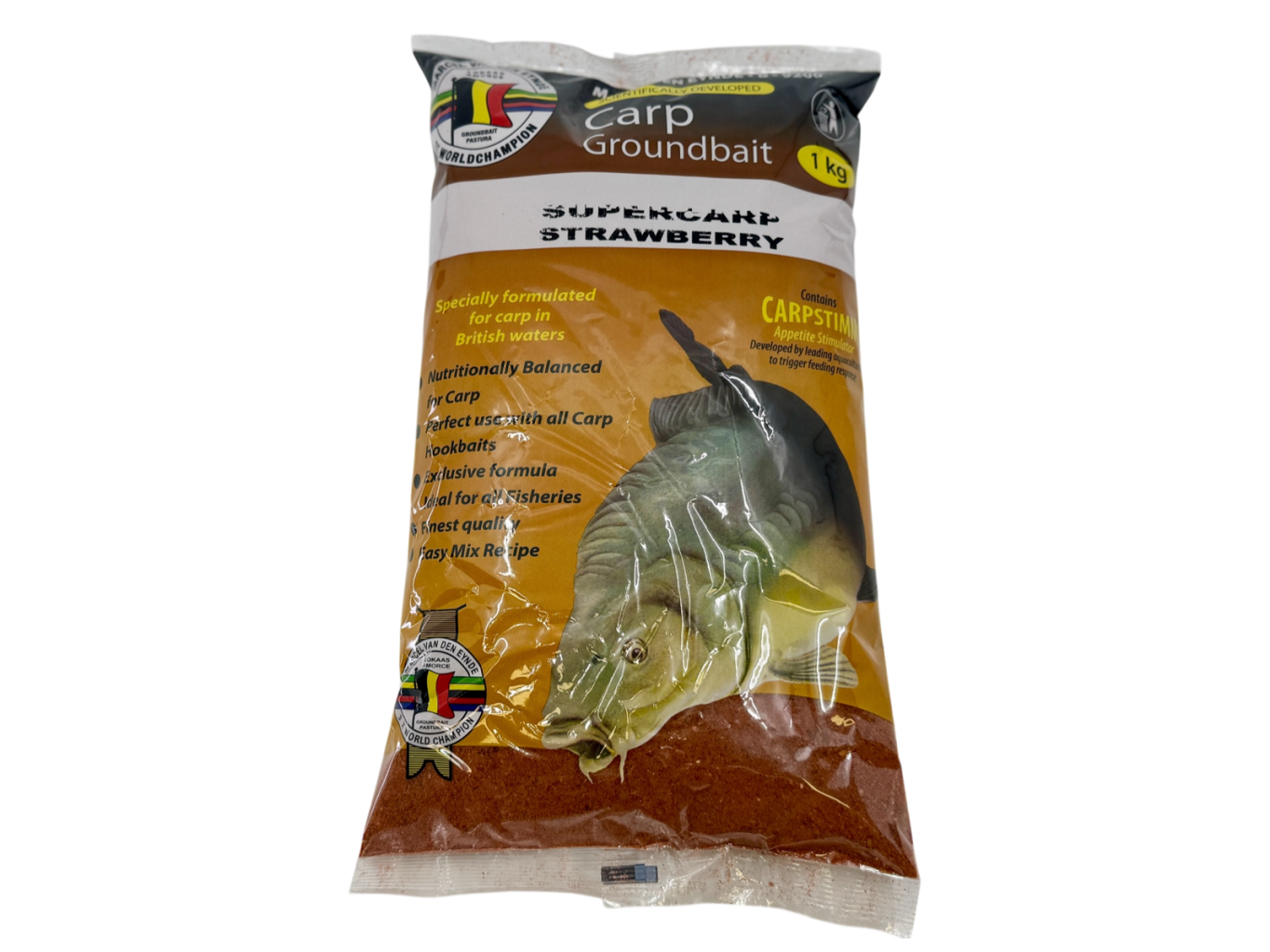 MVDE Carp Groundbait Strawberry 1kg