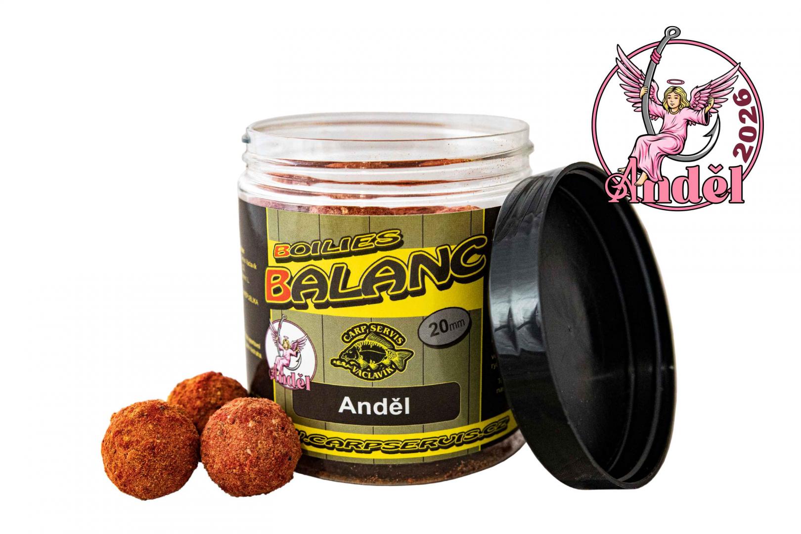 CSV Boilies Balanc 120g 20mm - Anděl