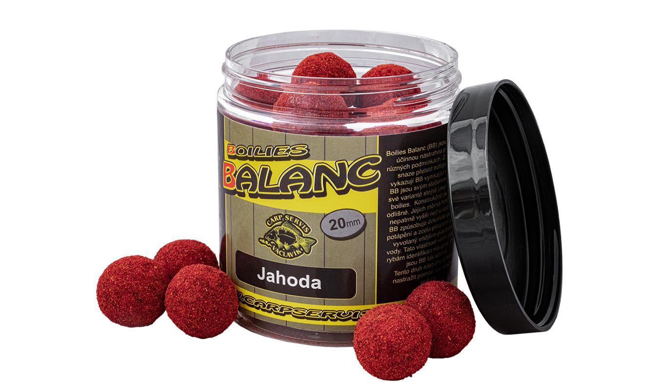 CSV Boilies Balanc 120g 20mm - Jahoda