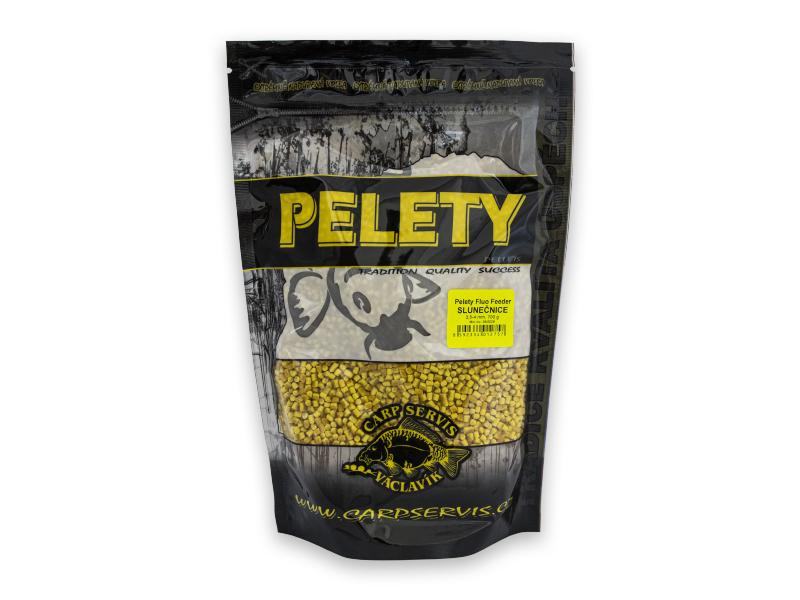 CSV Pelety Fluo Feeder 700g - Slunečnice
