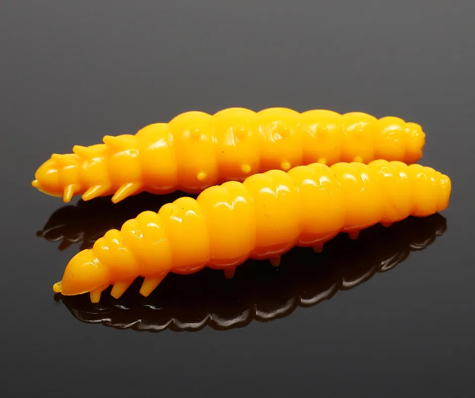 LIBRA LURES Larva 45 – Dark Yellow (Cheese) – 12ks/bal
