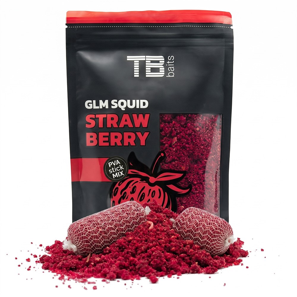 TB Baits PVA Stick Mix GLM Squid Strawberry - 200 g