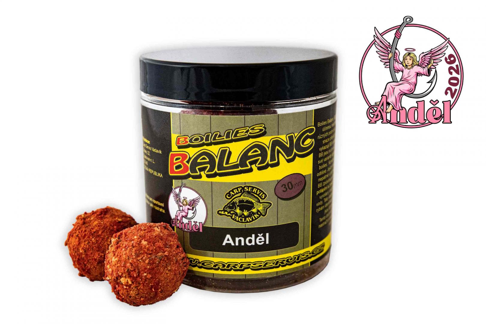 CSV Boilies Balanc 120g 30mm - Anděl