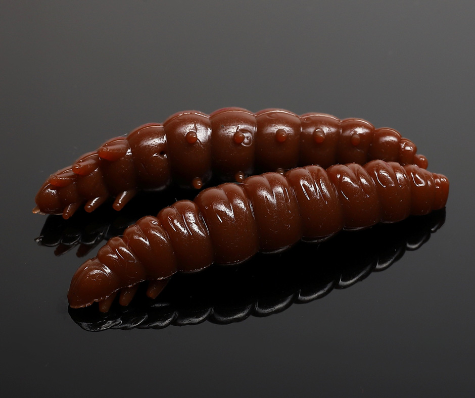 LIBRA LURES Larva 35 – Brown 038 (Cheese) – 12ks/bal