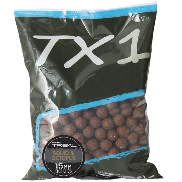 Shimano Boilies TX1 Squid & Octopus 15mm 1kg