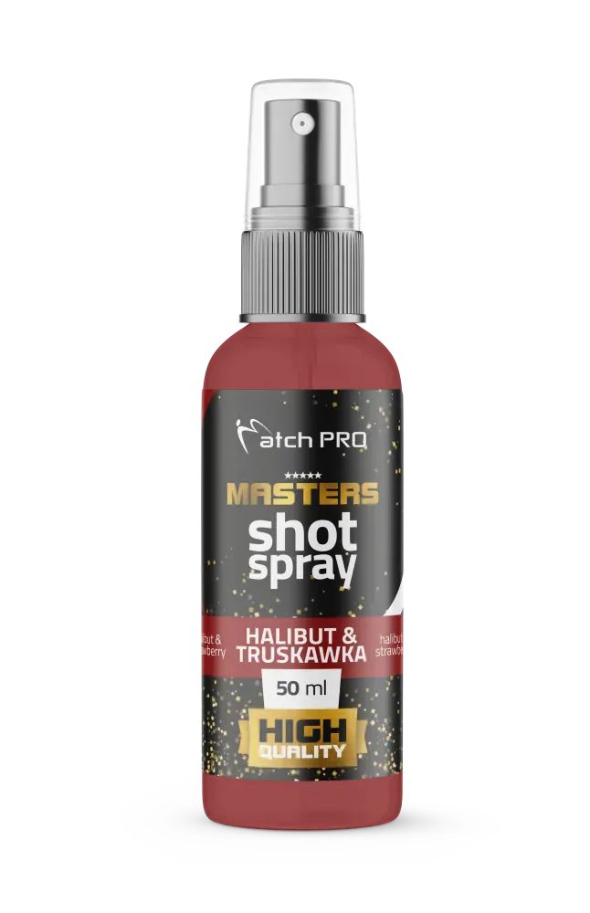 MatchPro Masters Shot Sprej 50ml Halibut & Jahoda