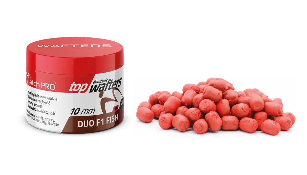 MatchPro Top Dumbells Wafters Duo 10mm 25g - F1 Fish