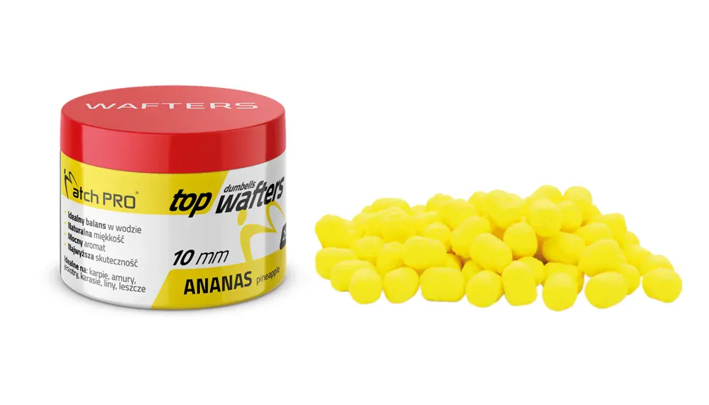 MatchPro Top Dumbells Wafters 10mm 25g - Ananas