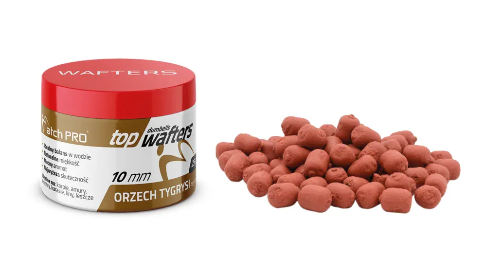 MatchPro Top Dumbells Wafters 10mm 25g - Tygří Ořech