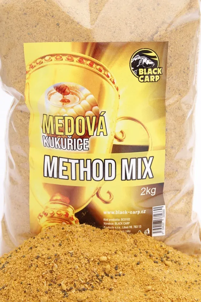 Black Carp Method Mix 2kg - Medová Kukuřice