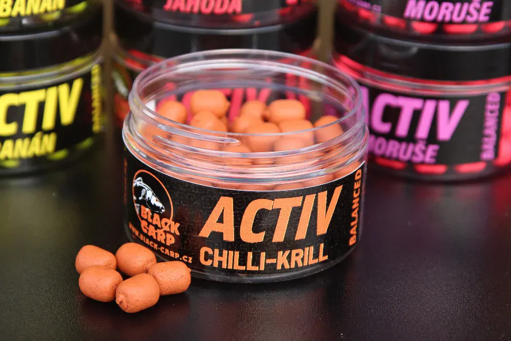 Black Carp Balanced Activ 10mm 50g - Chilli-Krill