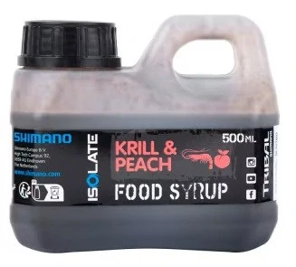 Shimano Booster Isolate Krill Peach Food Syrup 500 ml