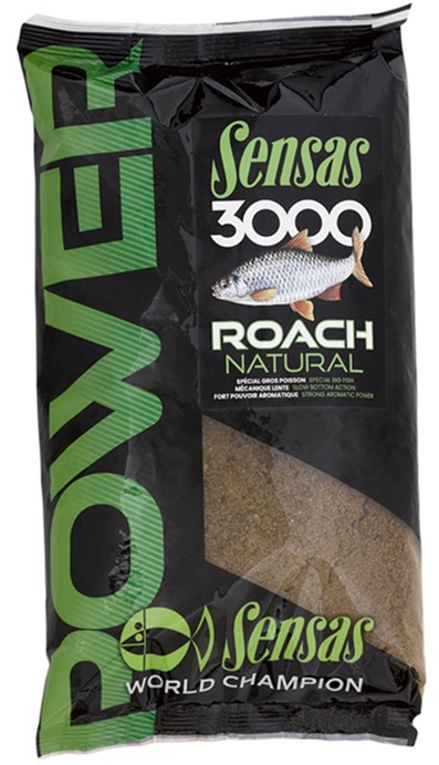 Sensas Krmení 3000 Power Roach Natural (plotice) 1kg