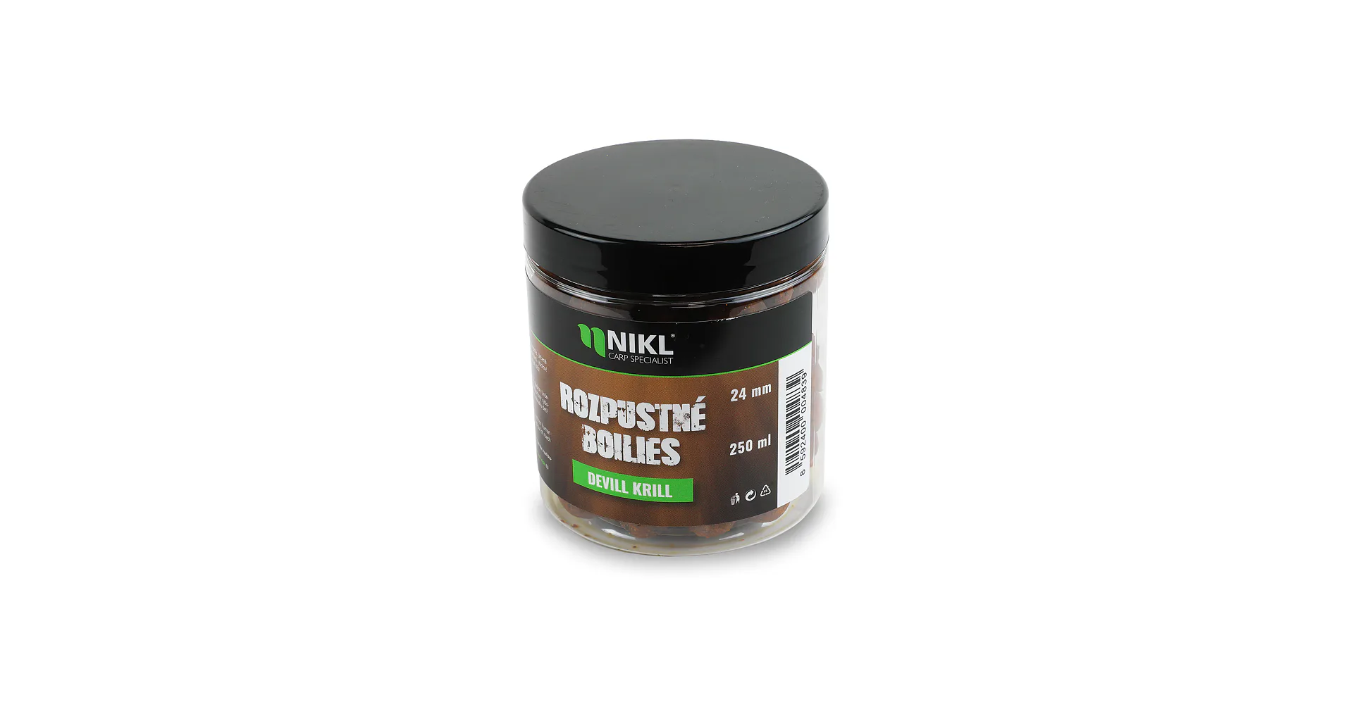 Nikl Rozpustné Boilies Devill Krill 250ml 24mm