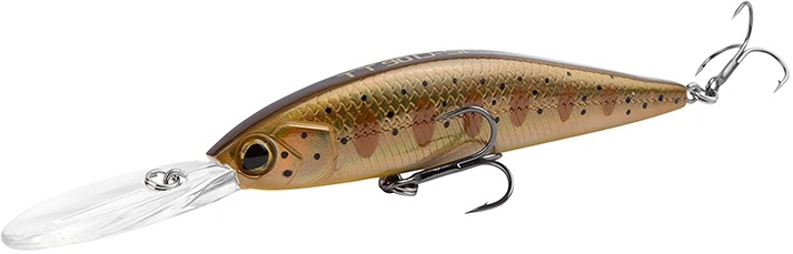 Shimano Wobler Cardiff Flügel F 70mm 7,8g Black Gold