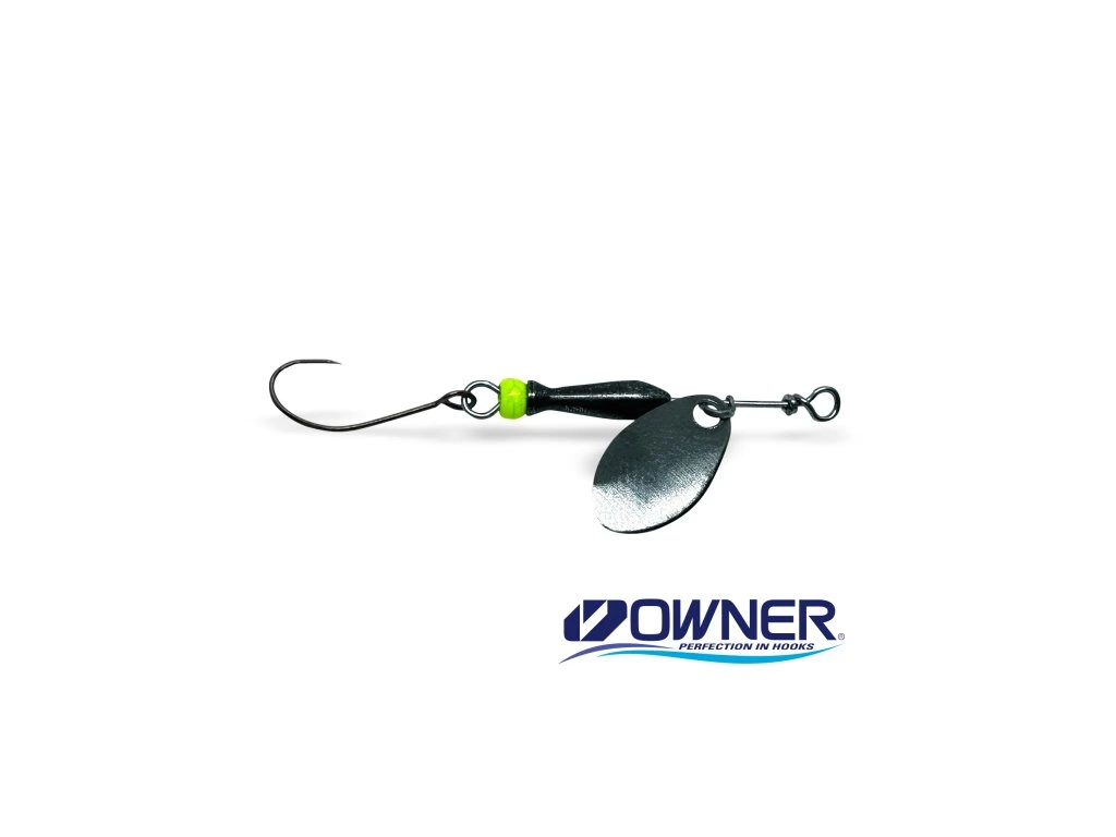 Třpytka Classic Barbless vel.2 - Black/Chartreuse body