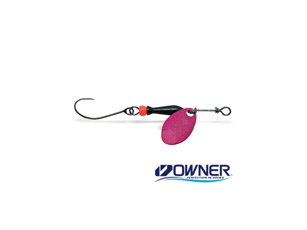 Třpytka Classic Barbless vel.2 - Fluo Pink Black/Orange body